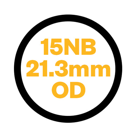 T21 - 21mmOD / 15mm(1/2")NB Tube Fittings