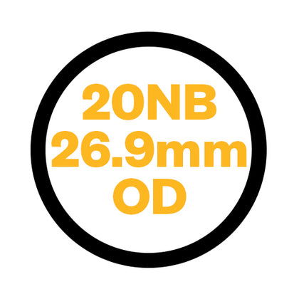 A27 - 27mm OD / 20mm(3/4")NB Tube Fittings