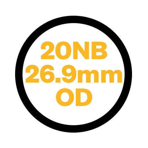 A27 - 27mm OD / 20mm(3/4")NB