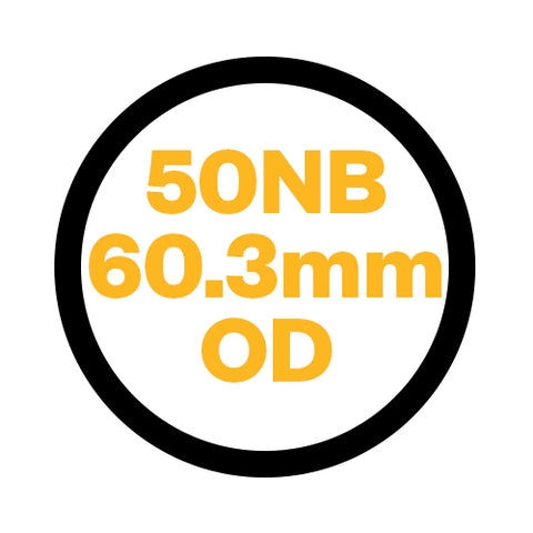 E60 - 60mm OD / 50mm(2")NB Tube Fittings