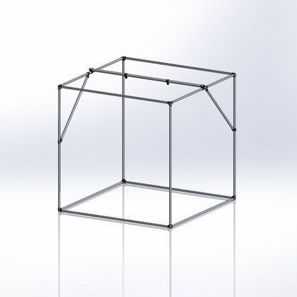 Tubeclamp tube fitting yoga frame