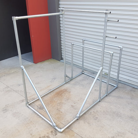Tubeclamp pull up fitness equipment kit