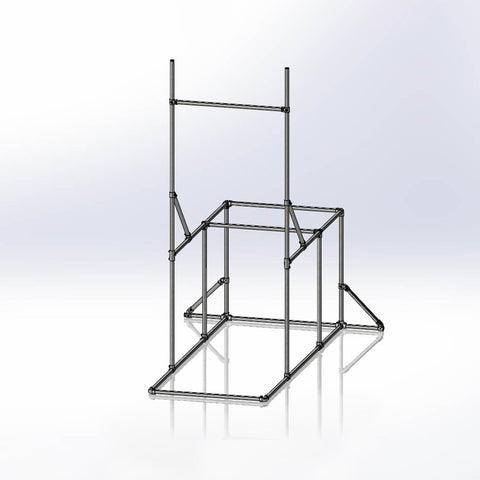 8115 - "Bart" Freestanding Pull up Combination Fitness Frame