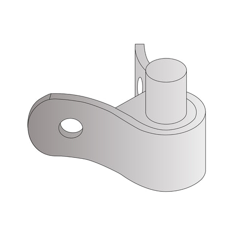 Fence Fitting Angle Post (Bolt-on) Gudgeon Strap
