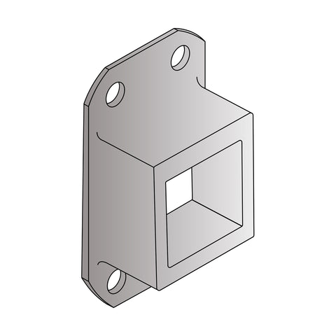 DF TF - Fence Fitting Wall Flange 
