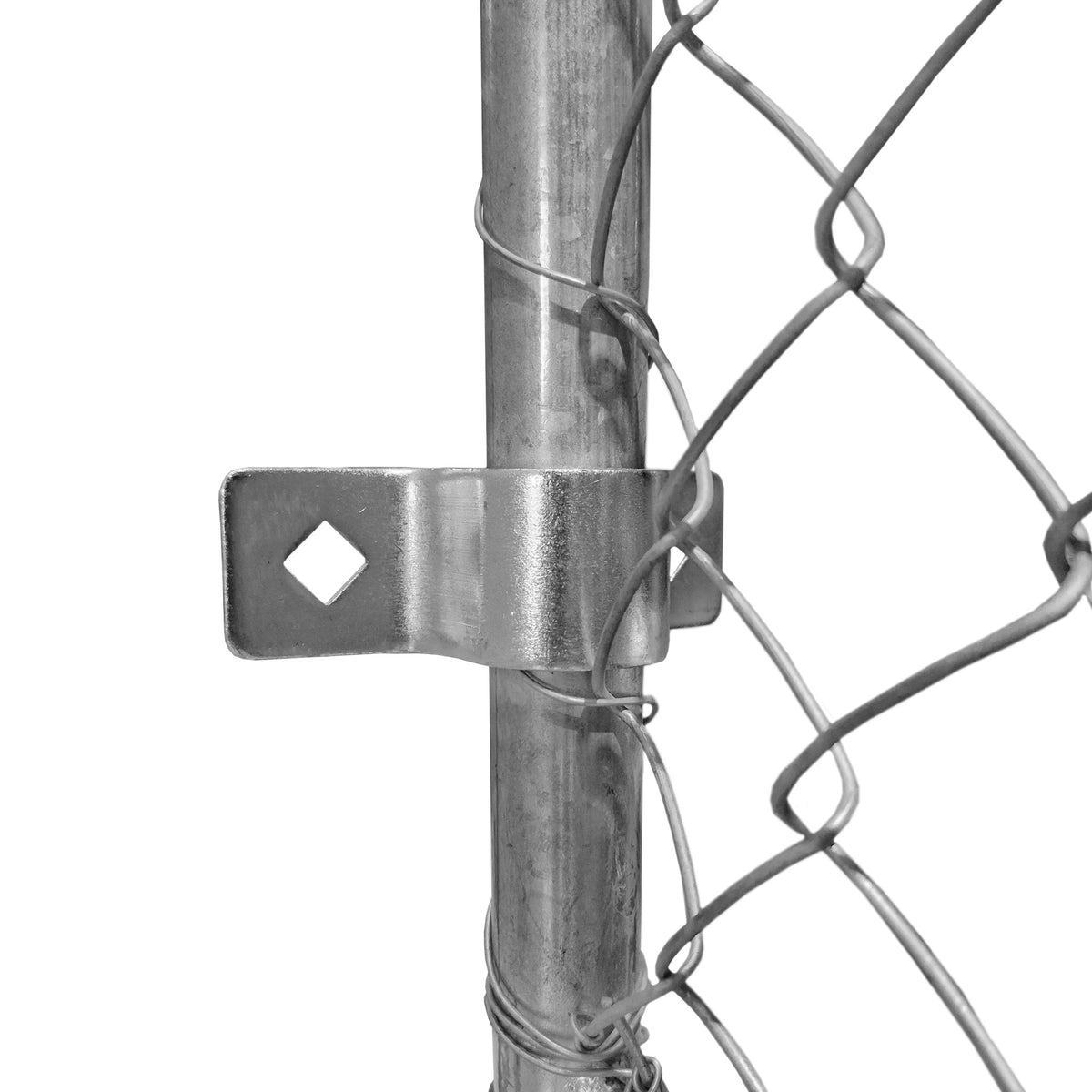 DF TS - Fence Fitting (Bolt On) Gate Hinge Strap ZINC – Tubeclamp AU
