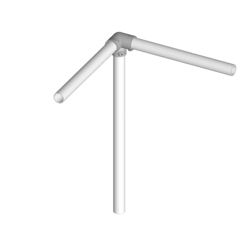 HRIFlat - Handrail corner post for flat ground