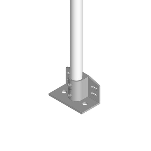 HRP247 -  Heavy duty stanchion kit with built in kickrail