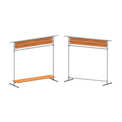 TC 903 - Freestanding Clothes Rack 1.9m Wide x 1.5m Tall TubeClamp Fitting by Solid Dynamics Australia