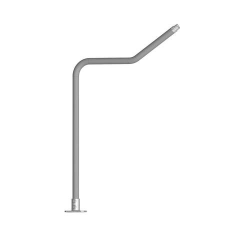 L Bend stanchion post kit angled up 35 degrees