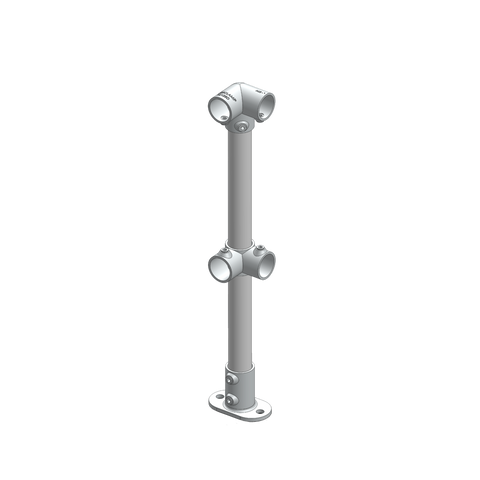 Basic handrail kit with 90 degree corner fittings