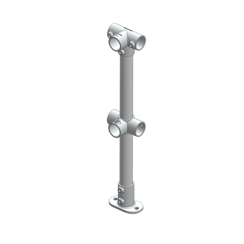 Basic handrail kit with fittings for 90 degree T Junctions.