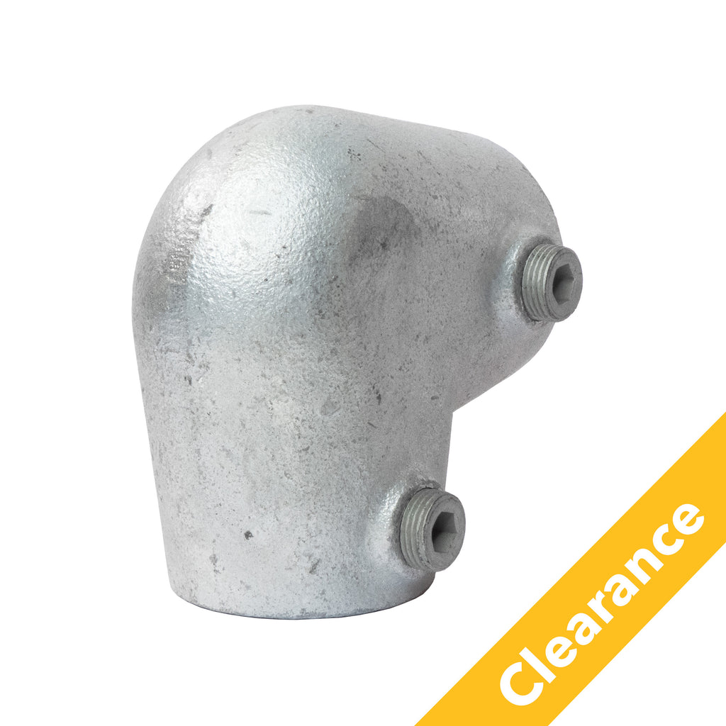 Galv Angle Elbow for Sloped Handrails (Clearance Items) – Tubeclamp AU