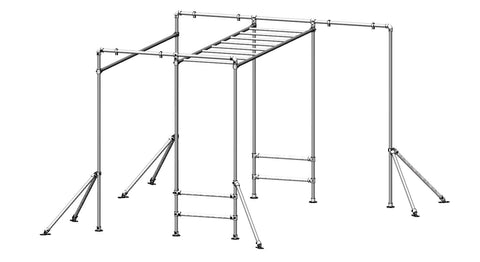 TC Parkour Playground Gombe 8023 TubeClamp Render