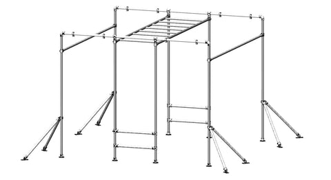 TC Parkour Playground Congo 8033 TubeClamp Render