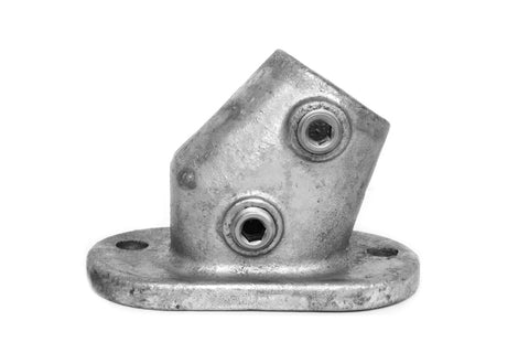 TC 251 - Stair Base Flange TubeClamp Fitting Front