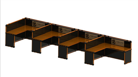 TC Project 955 - Office Desk 03 TubeClamp Render