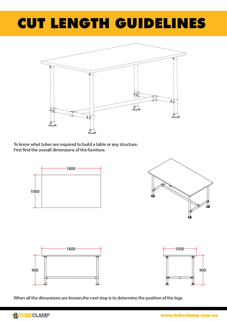 Cut Length Guidelines – Tubeclamp AU